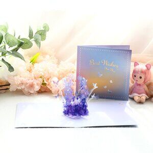 Happy Mother's Day! Crystal Butterfly Pop Up Greeting Card, Pop-Up Card, 3D Card